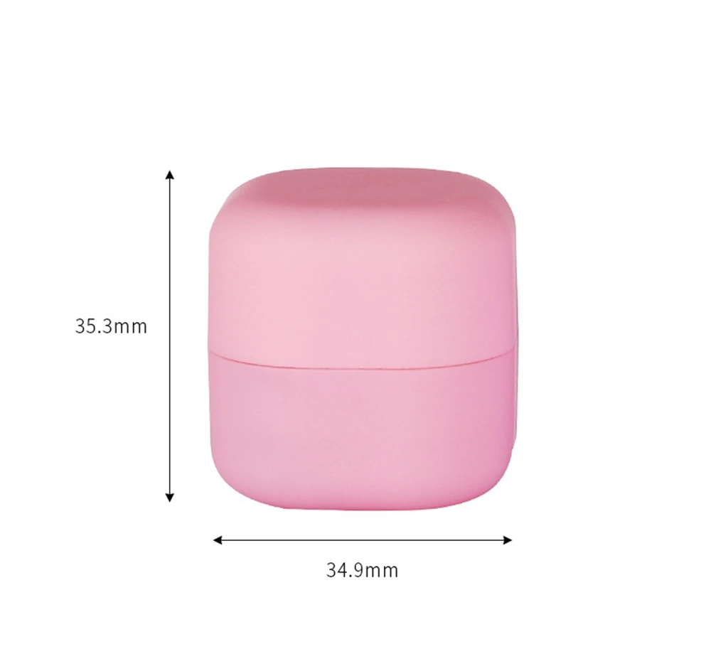 7 г Пустой пластиковый квадратный розовый зеленый фиолетовый розово-золотой бальзам для губ ball box контейнер DIY косметическая упаковка 40шт Изображение 5