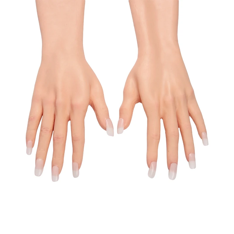 Длина 60 см Реалистичная мягкая женская силиконовая перчатка для рук трансвестита Трансвестита Трансвестита Трансвестита Трансвестита 3G Изображение 3