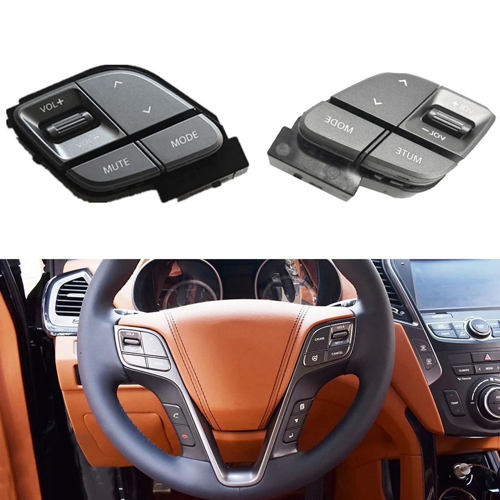 1 пара 967302W000 Кнопка переключения круиза рулевого колеса для Hyundai Santa Fe 2012-2017 Кнопка регулировки громкости автомобиля Переключатель Изображение 3