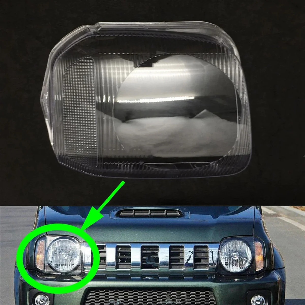 Для замены стекла фары головного света Suzuki, справа Изображение 2