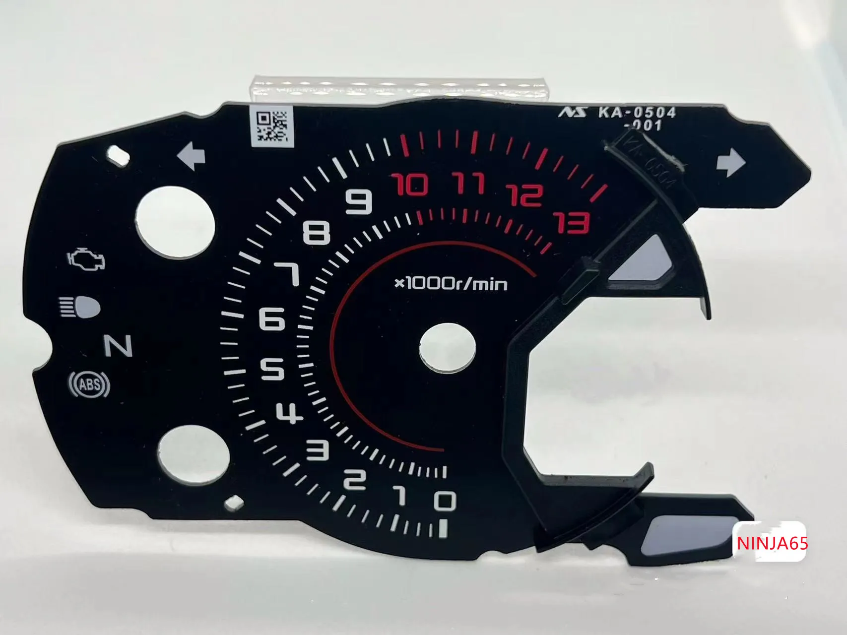 Для Kawasaki ninja650 Тахометрический датчик лицевой панели комбинации приборов Накладка 13000 об/мин Изображение 1