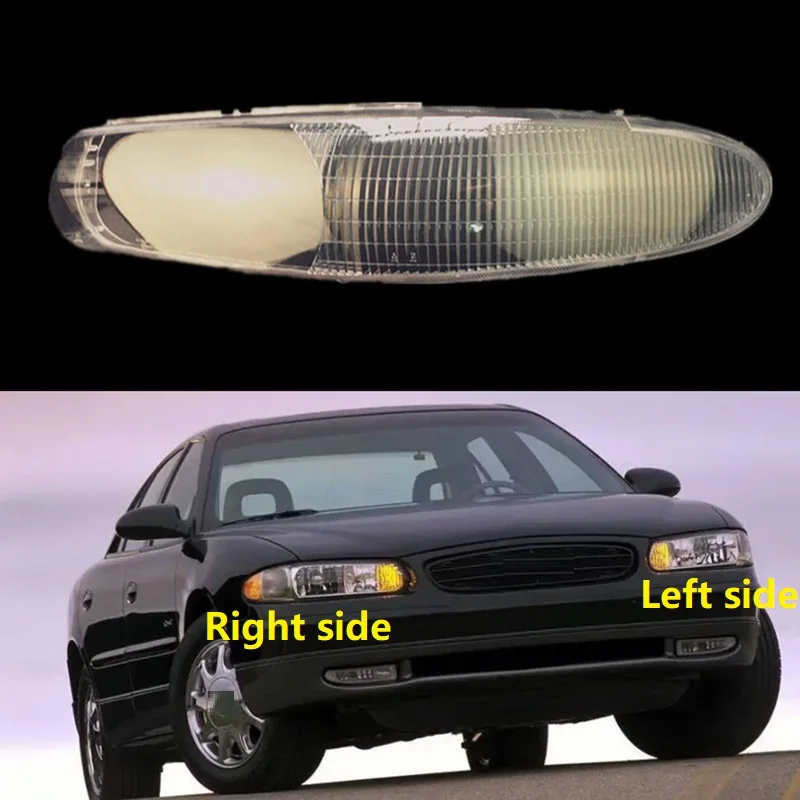 Корпус линзы передней фары Прозрачный абажур Корпус фары Стеклянная крышка лампы Легкий абажур для Buick New Century 1999-2002 Изображение 0