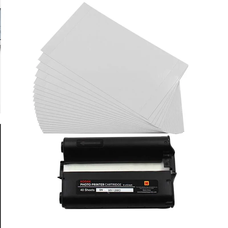 Бумага для принтера мобильного телефона Kodak PD450W 4x6 дюймов С Автоматическим покрытием цветной лентой (применимо К док-принтеру 460 480) Изображение 1