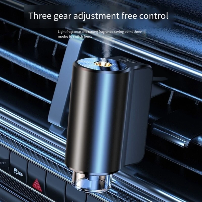 Автомобильный освежитель воздуха Духи-Fragrance Auto Smart-Электрический диффузор воздуха-Ароматический автомобильный увлажнитель воздуха с вентиляционным отверстием, Туман-Масло Изображение 1