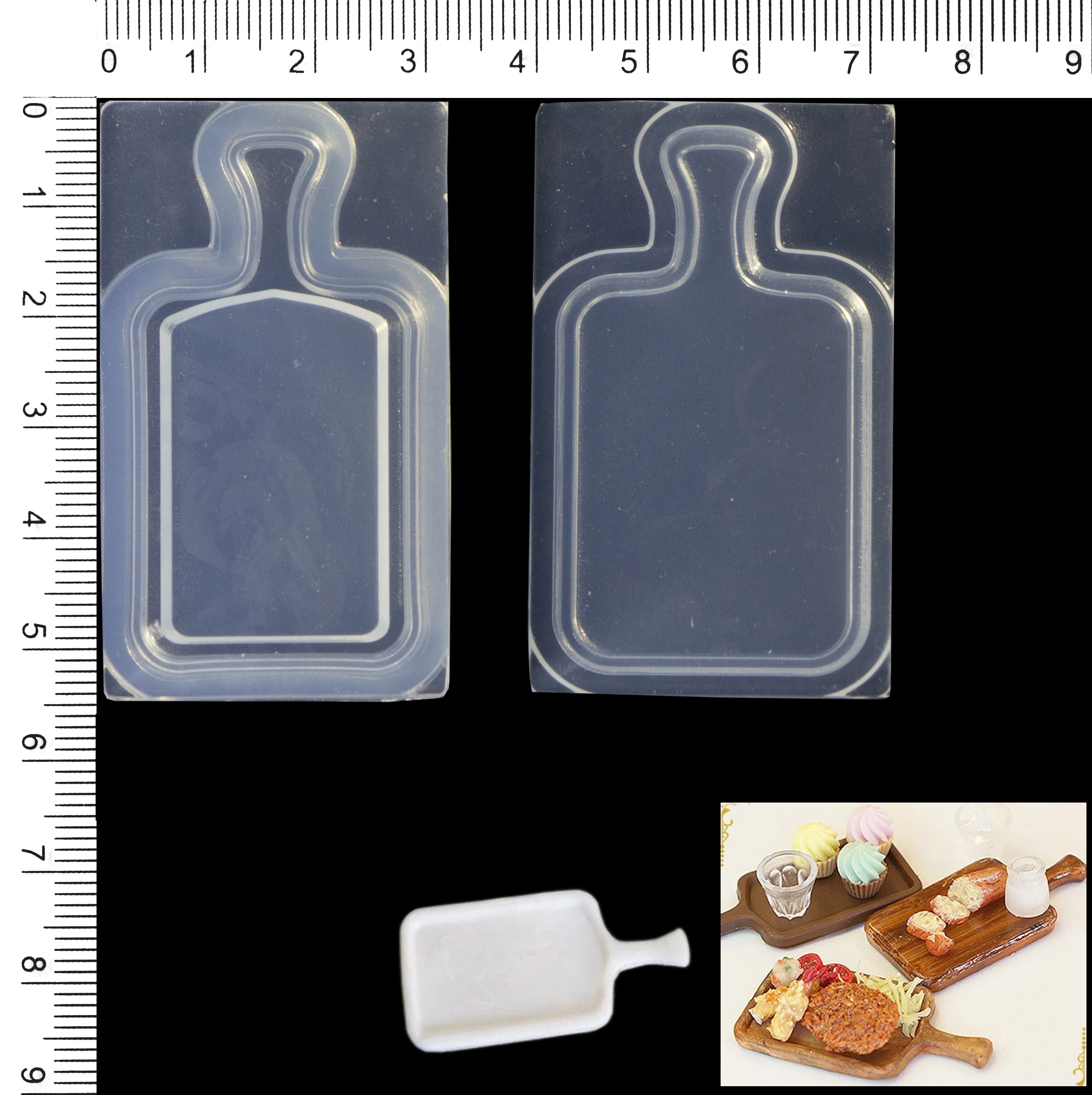 НОВАЯ 3D мини-силиконовая форма из УФ-смолы, миниатюрный инструмент для изготовления форм для пищевых игр Изображение 0