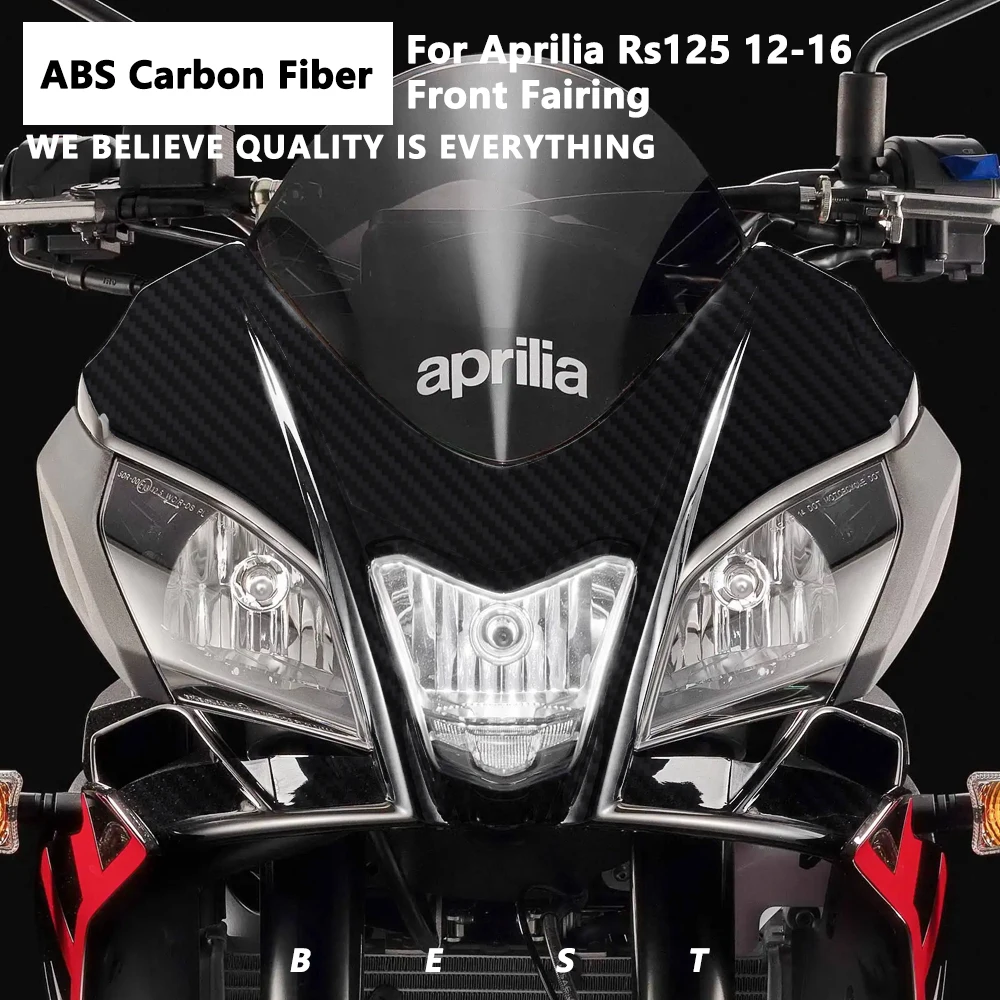 Для APRILLA RS125 2012 2013 2014 2015 2016 Карбоновый Цветной Передний Обтекатель Мотоцикла Комплект Капота ABS Изображение 0