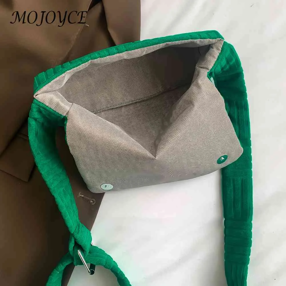 Модная женская сумка-тоут, повседневная откидная Маленькая квадратная сумка, простой регулируемый ремень, Мягкая Портативная Элегантная сумка для выходных Изображение 4